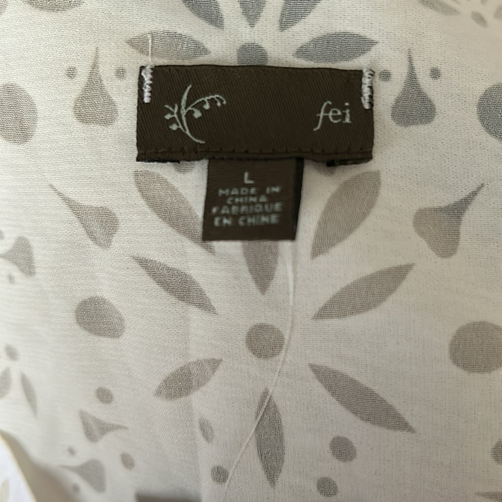 Anthropologie Fei Laser Cut White Tank NWT - Picture 9 of 11